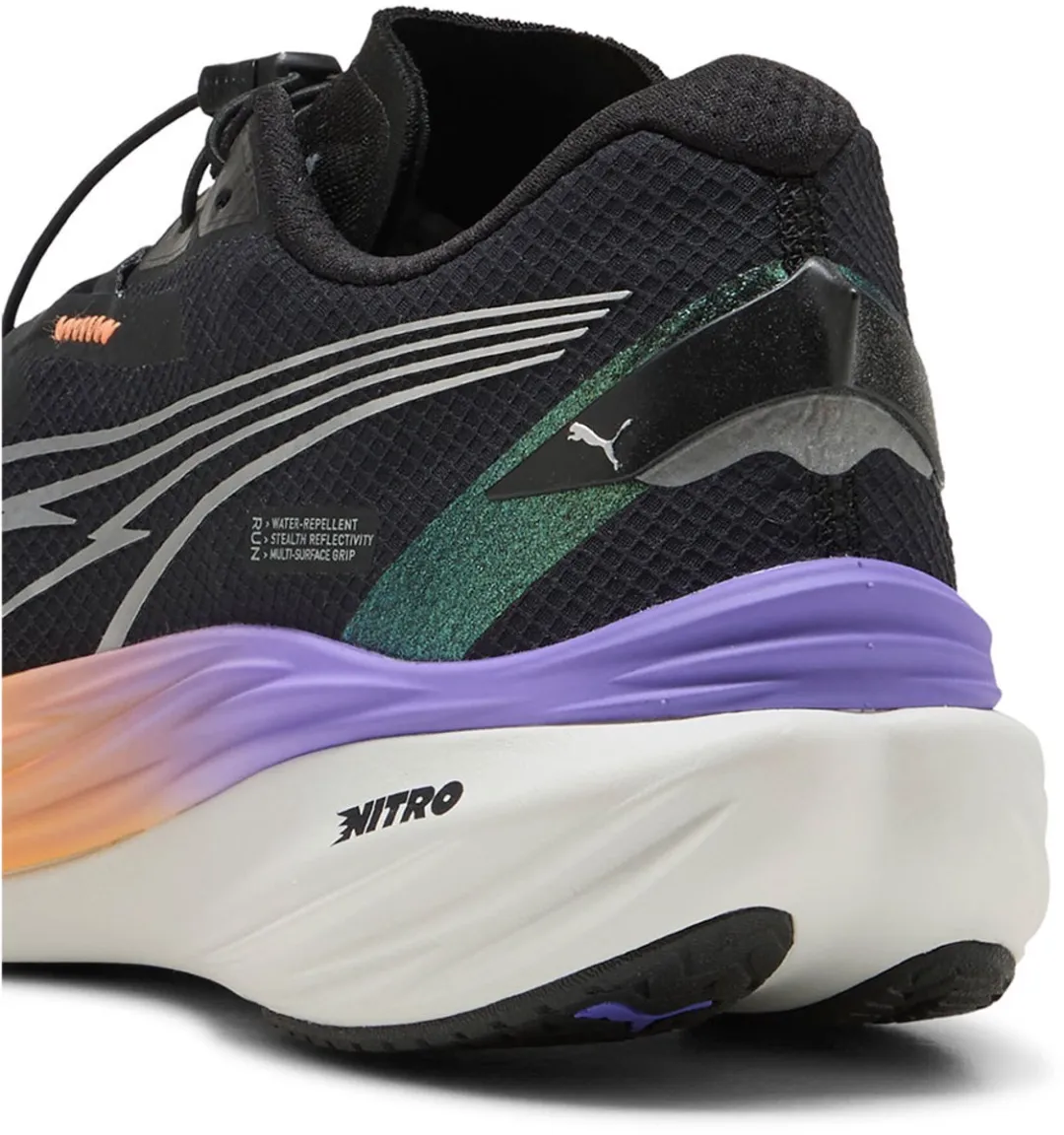 PUMA Deviate Nitro 3 Wtr+ Hardloopschoenen - EU 41 - Zwart