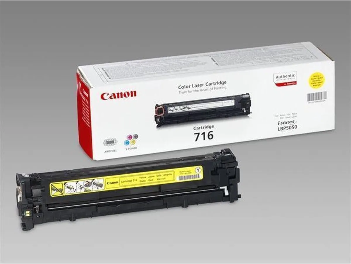 Canon 716 Geel Tonercartridge - 2300 Pagina's