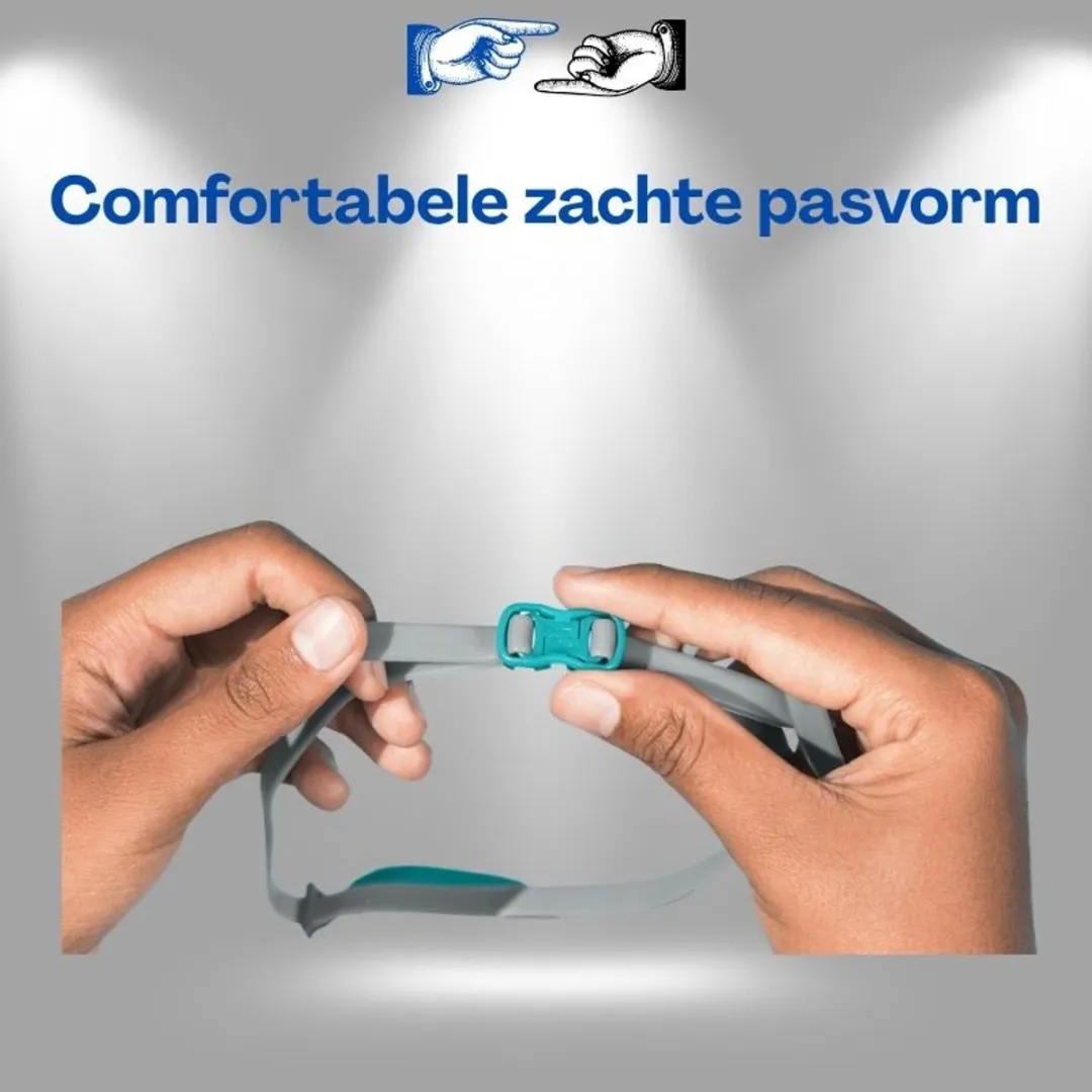Bestway Zwembril 21077 - UV-bescherming Anti-Fog - Blauw - afbeelding 6 van 6