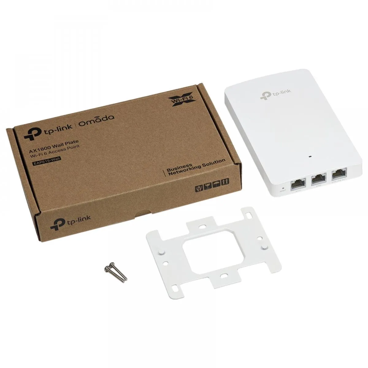 TP-Link Omada EAP615-WALL Accesspoint - 1774 Mbit/s Wit