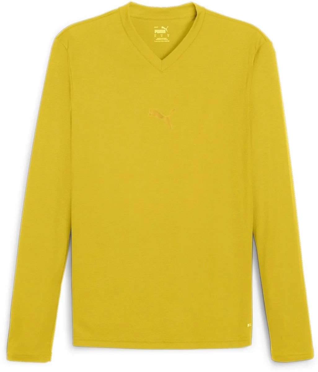 PUMA TeamGoal Baselayer Tee Longsleeve Faster Yellow-Sport Yellow