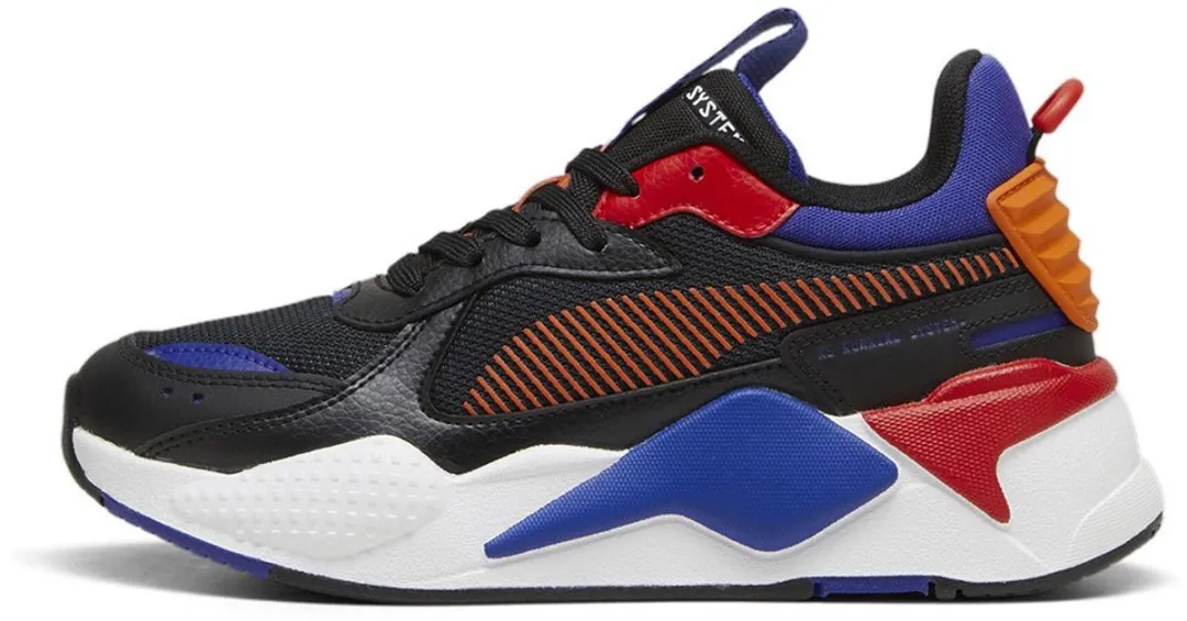 PUMA RS-X Geek Schoenen - 37 - Zwart/Lapis Lazuli - afbeelding 4 van 6