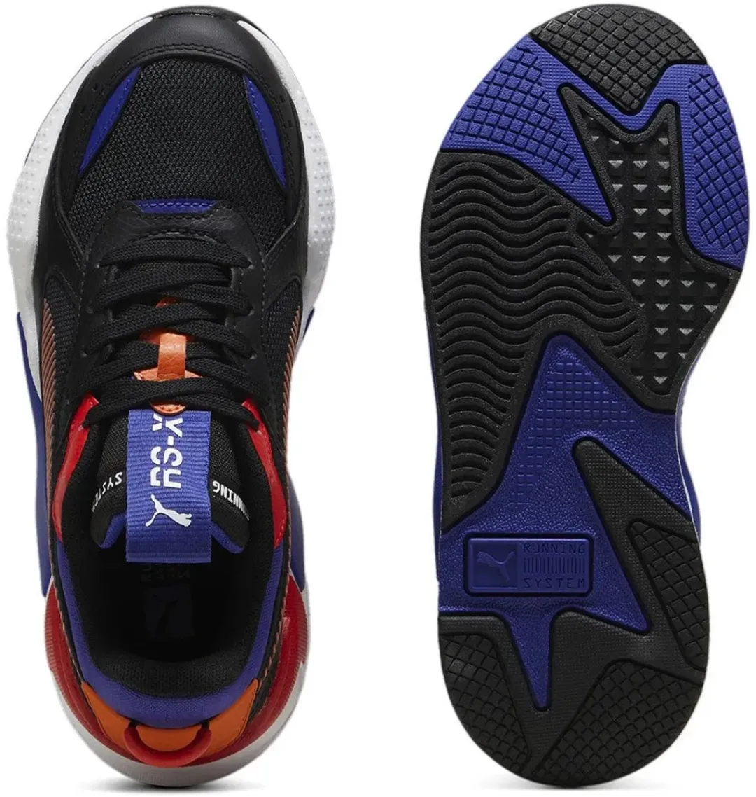 PUMA RS-X Geek Schoenen - 37 - Zwart/Lapis Lazuli - afbeelding 3 van 6