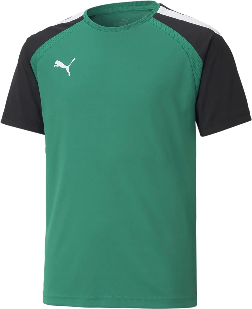 PUMA Teampacer Shirt Kinderen - 128 - Groen/Zwart