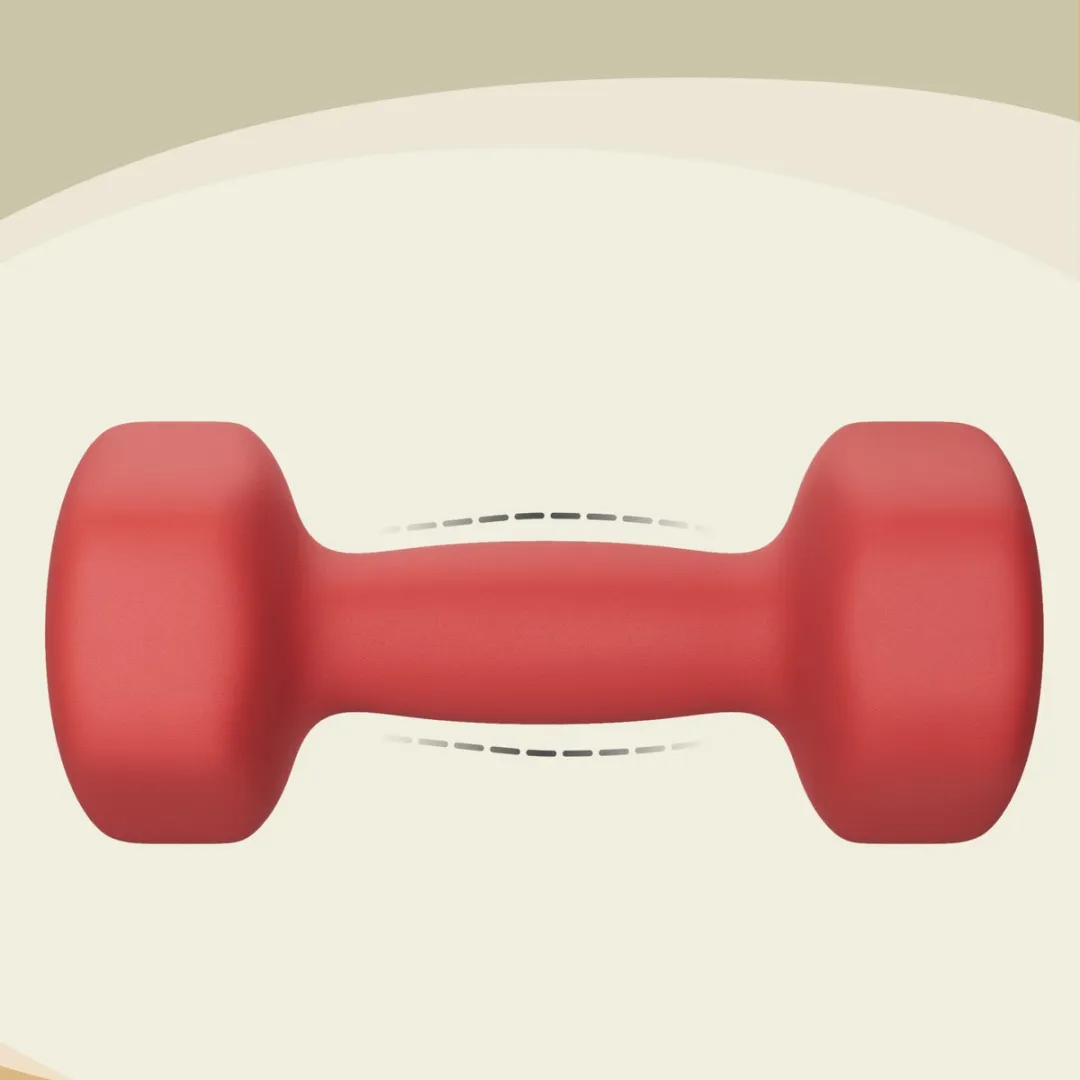Songmics SYL66RD Hexagon Dumbbells 3kg - 2 Stuks Rood - afbeelding 6 van 6