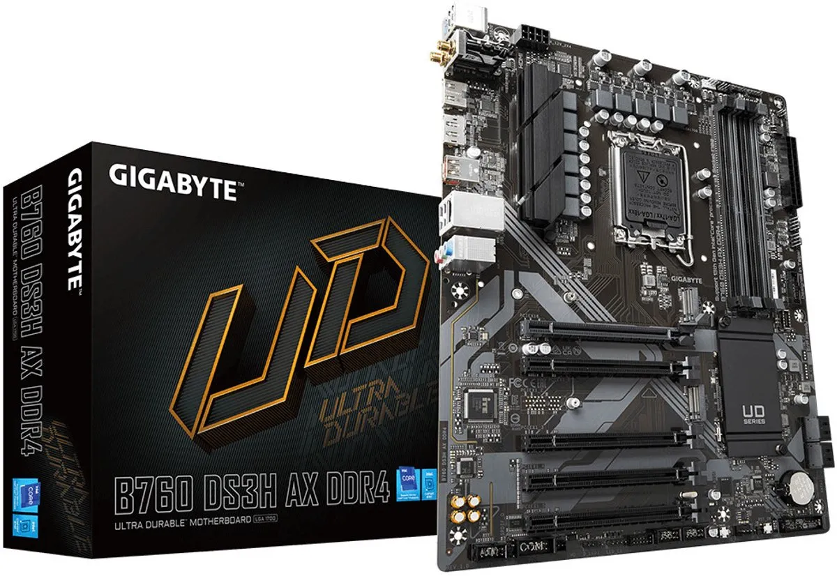 Gigabyte B760 DS3H AX DDR4 Moederbord