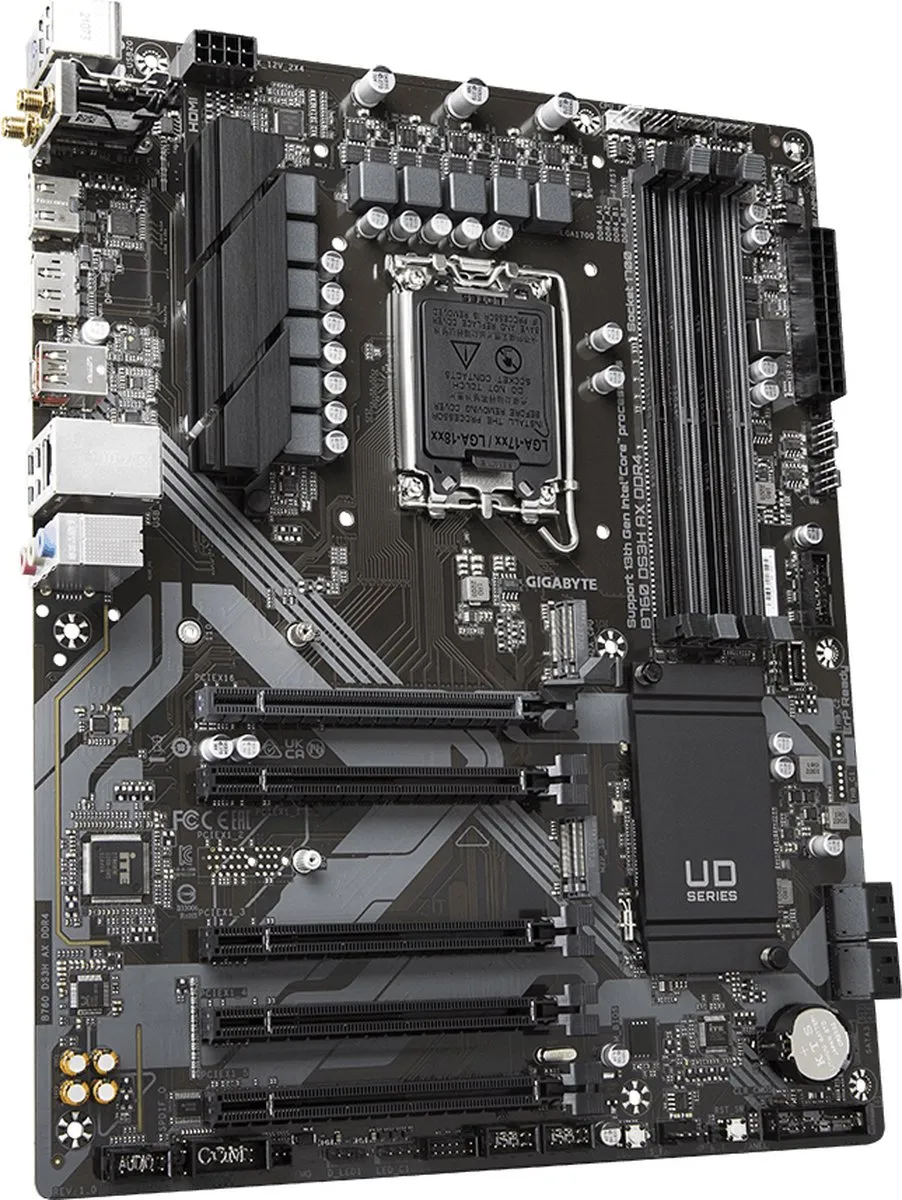Gigabyte B760 DS3H AX DDR4 Moederbord - ATX