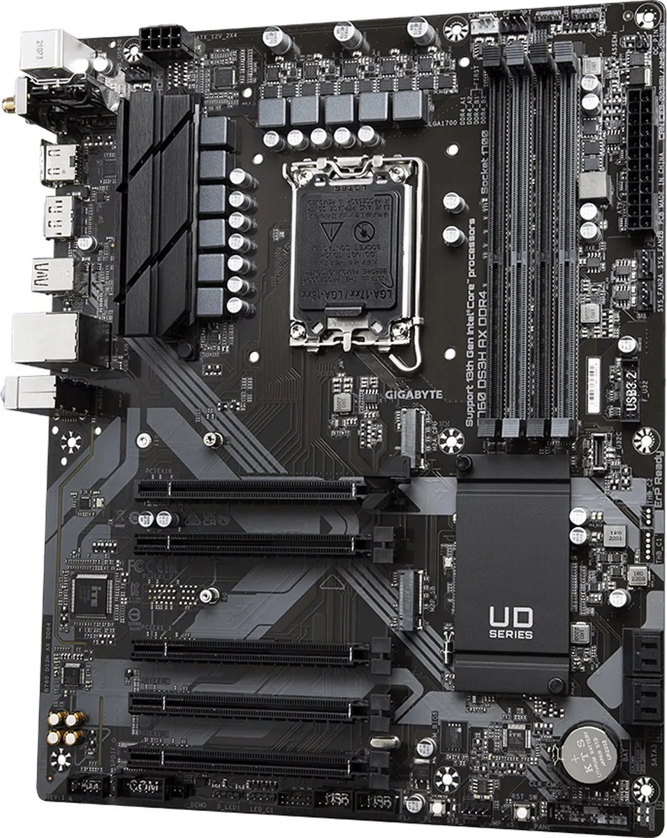 Gigabyte B760 DS3H AX DDR4 Moederbord - ATX