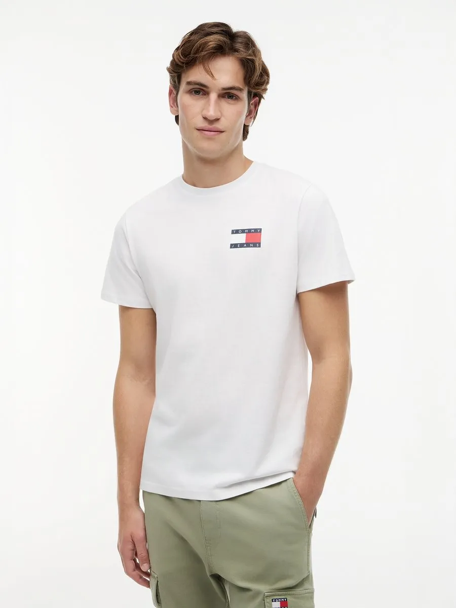 Tommy Hilfiger TJM SLIM ESSENTIAL F Sportshirt S - Wit - afbeelding 6 van 6