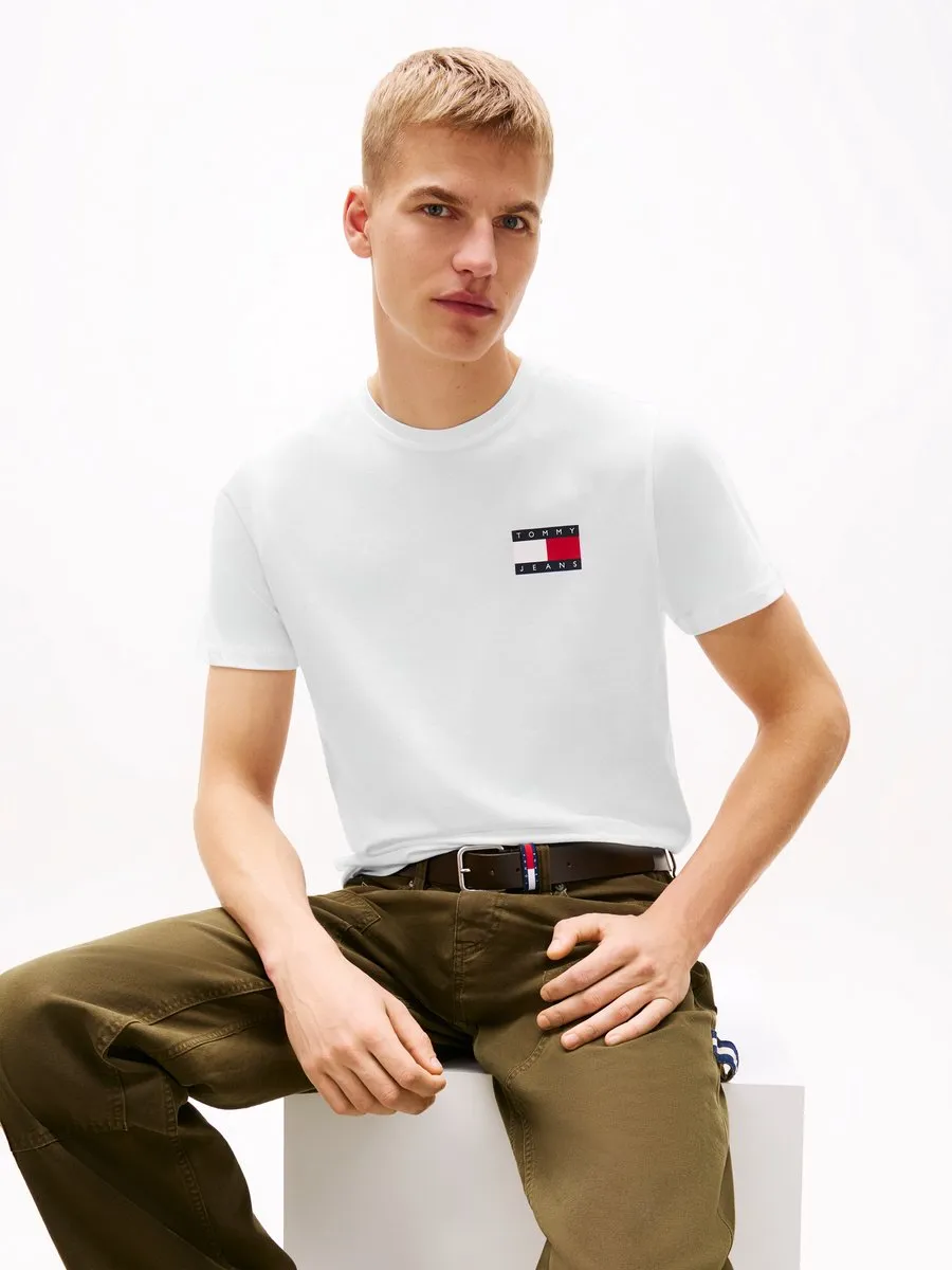 Tommy Hilfiger TJM SLIM ESSENTIAL F Sportshirt S - Wit