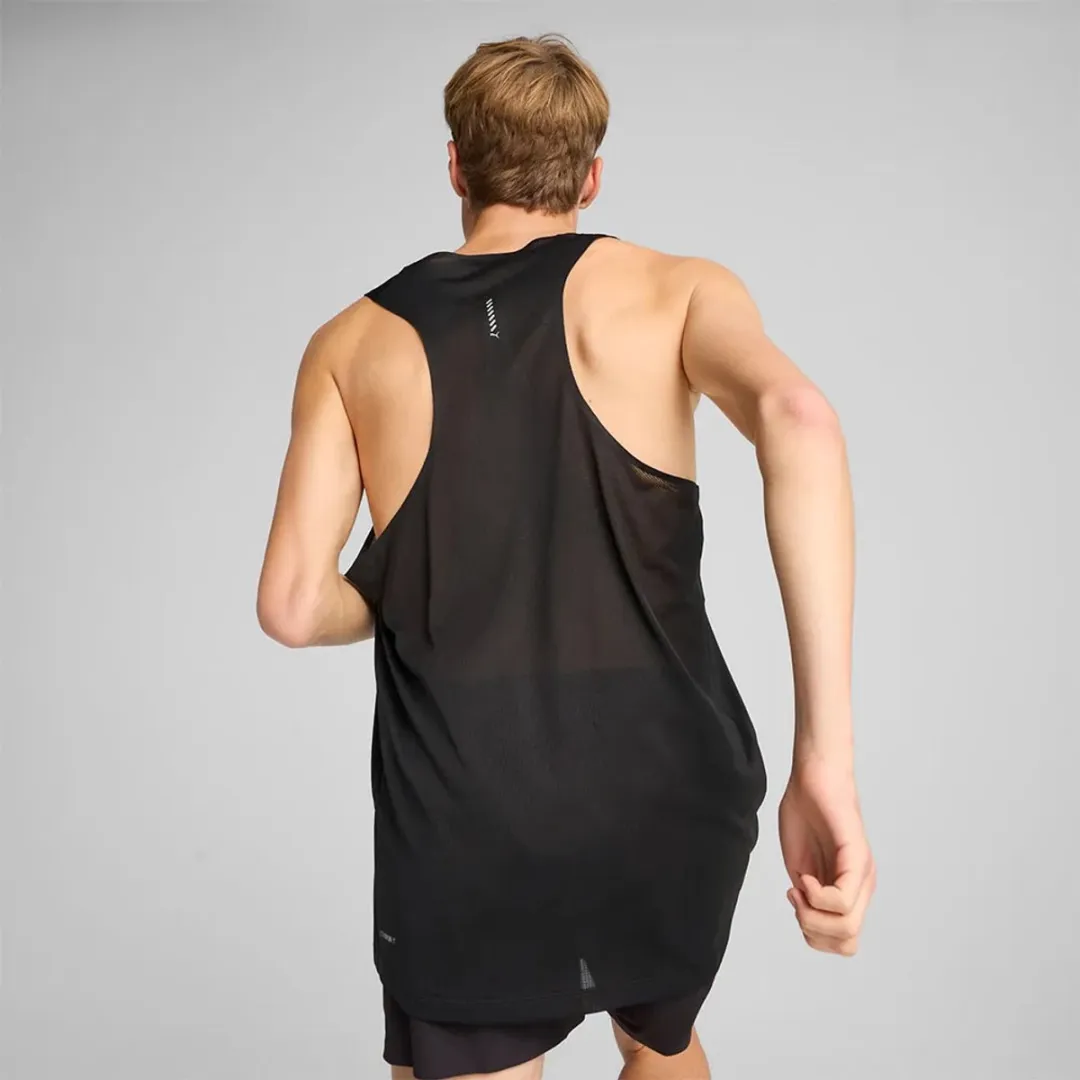 PUMA Raceday Ultraspun Mouwloos T-shirt - S - Zwart