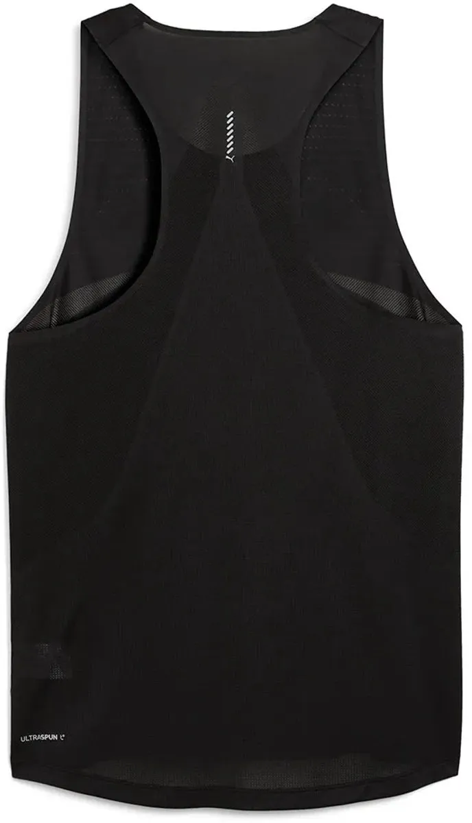 PUMA Raceday Ultraspun Mouwloos T-shirt - S - Zwart
