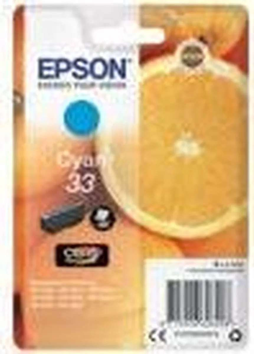 Epson C13T33424010 Cyaan Inktcartridge - 4,5ml
