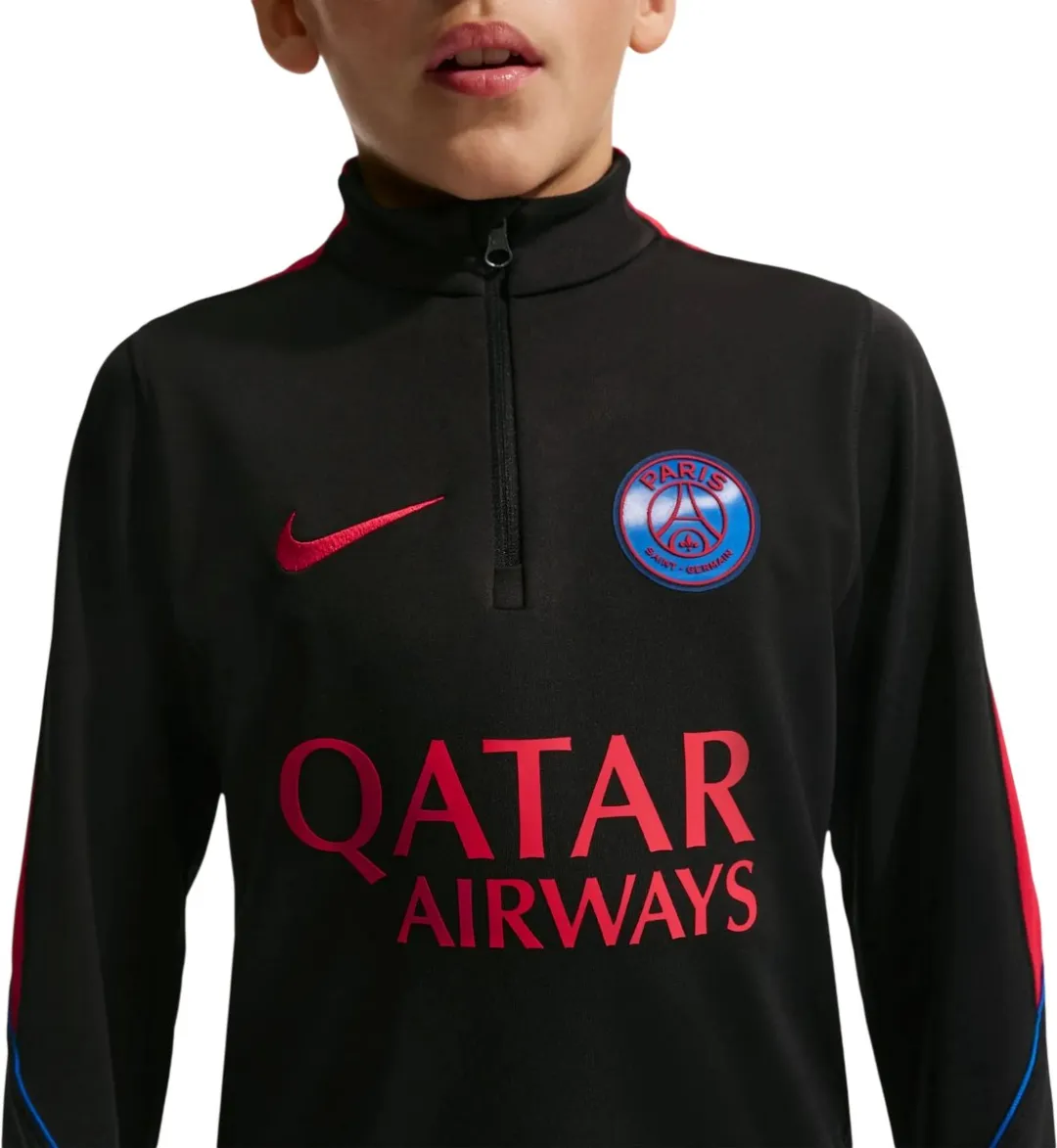 Nike PSG Strike Drilltop 2026 - Zwart/Rood/Blauw - Maat 170