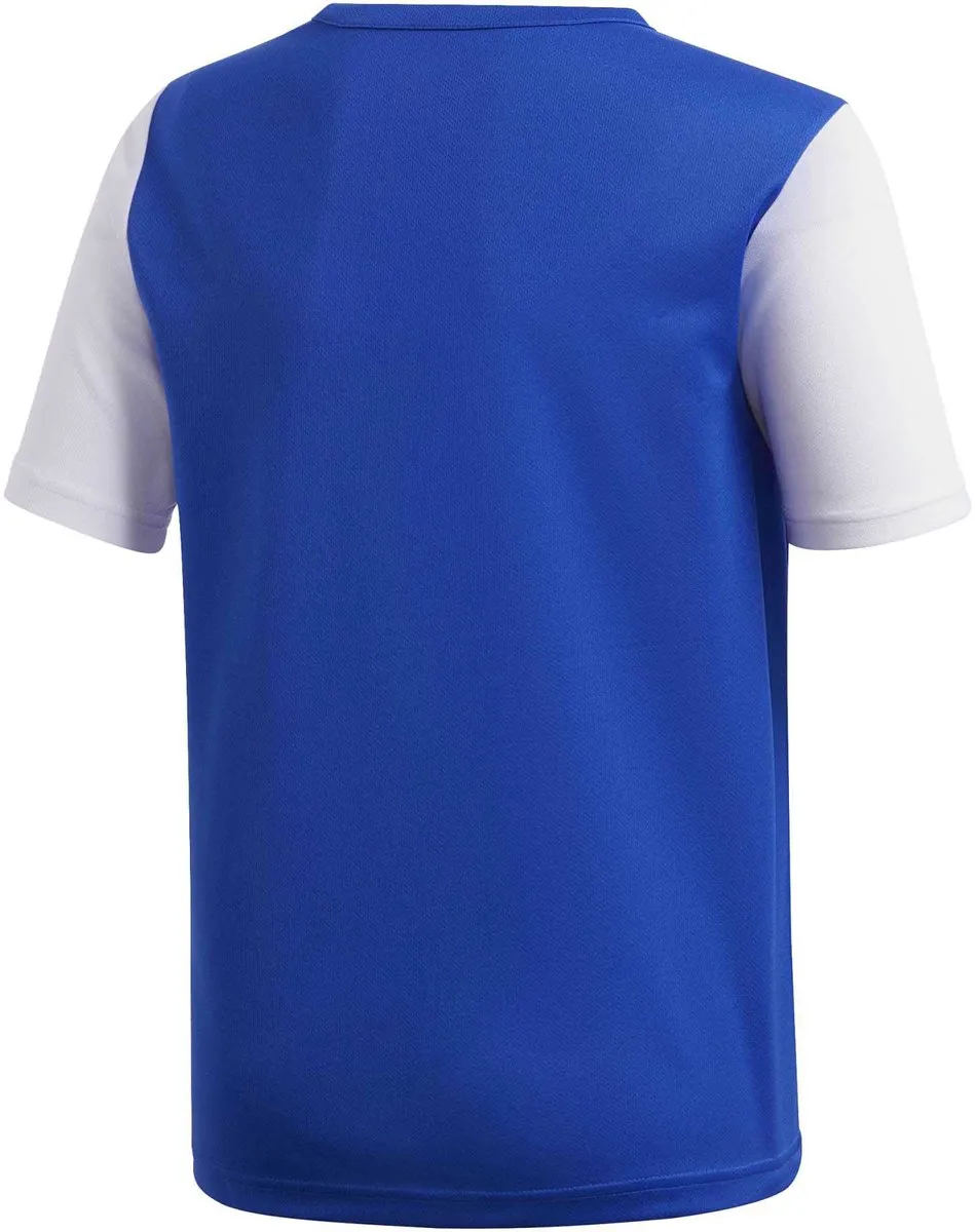 Adidas Estro 19 Shirt Korte Mouw Kinderen 152 - Royal/Wit
