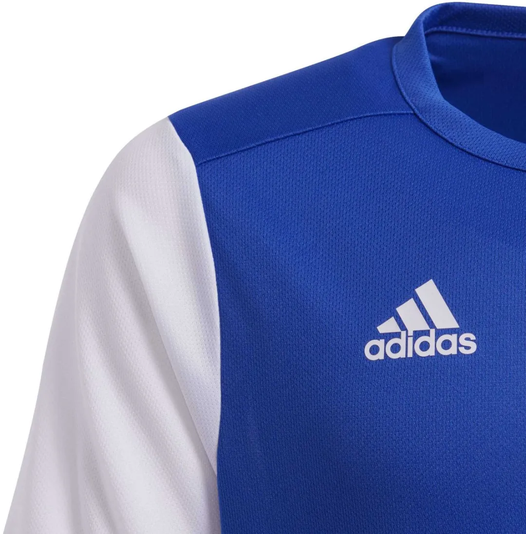 Adidas Estro 19 Shirt Korte Mouw Kinderen 152 - Royal/Wit