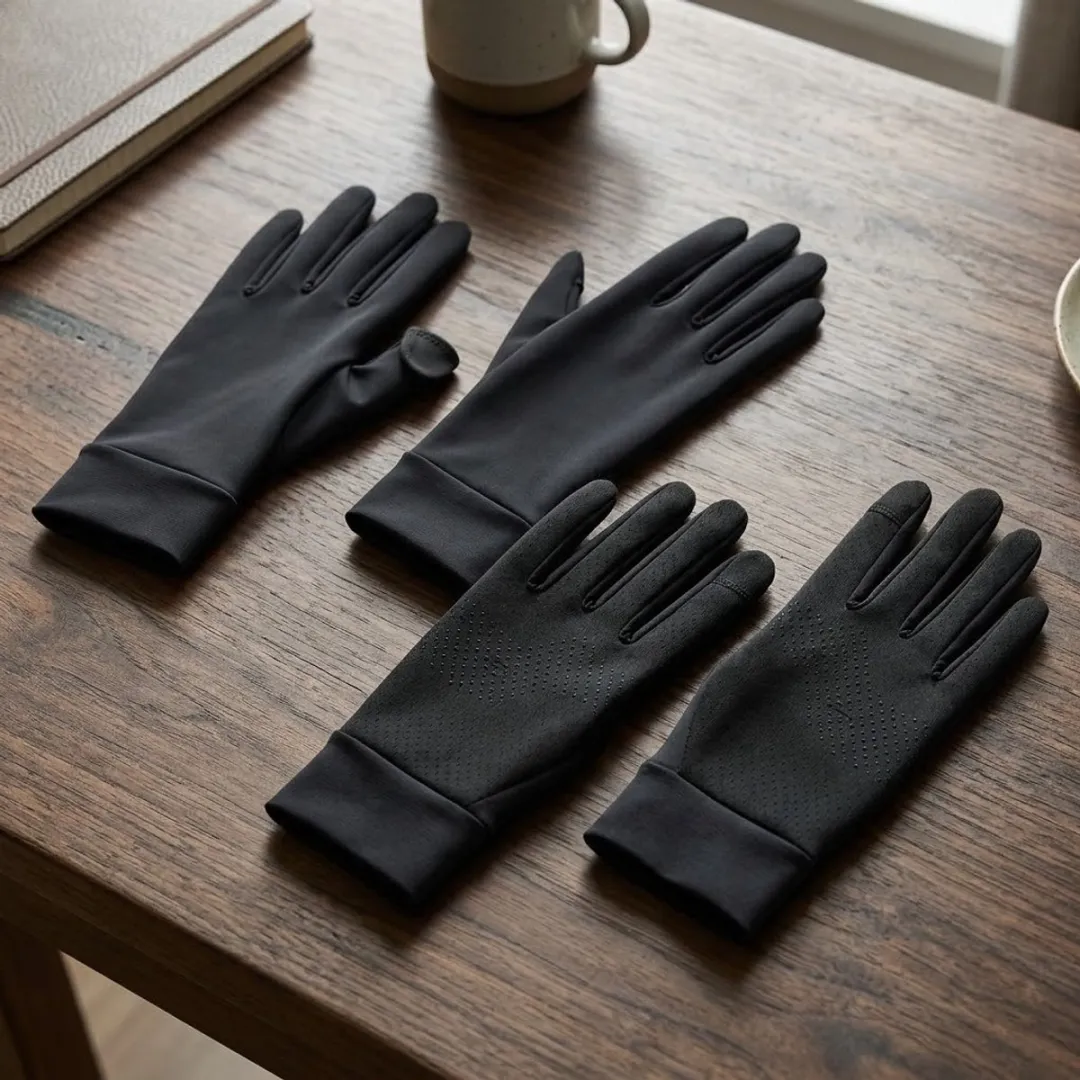 NUVEX Hardloop Handschoenen - 2 Paar Zwart