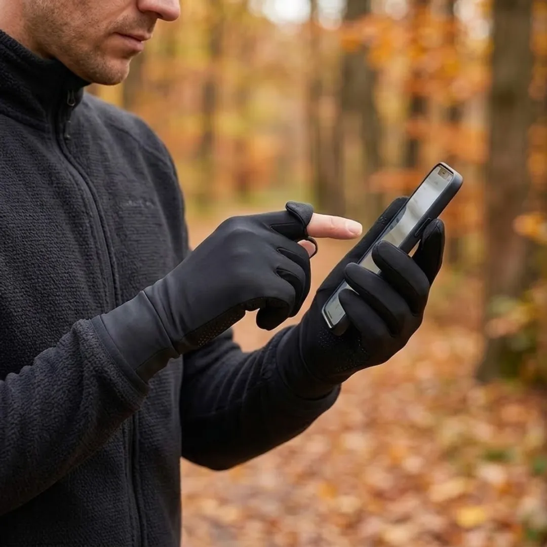 NUVEX Hardloop Handschoenen - 2 Paar Zwart - afbeelding 6 van 6