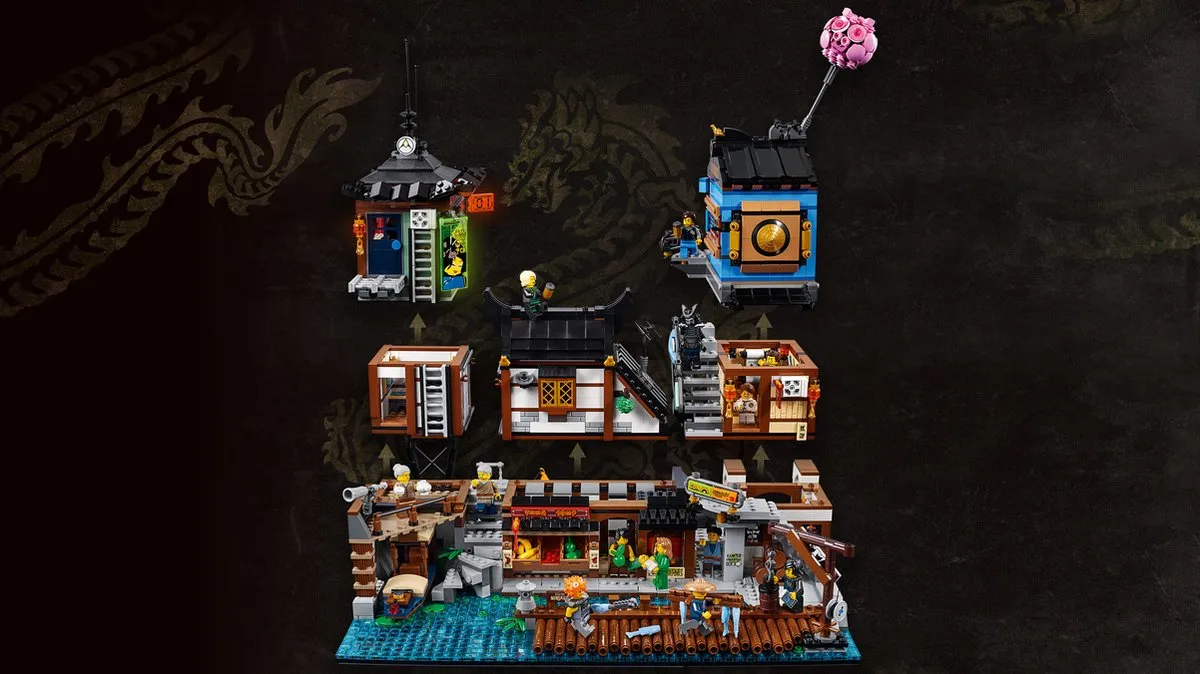 LEGO Ninjago Movie City Haven 70657 - 3553 Stukken - 13 Minifiguren - afbeelding 5 van 6