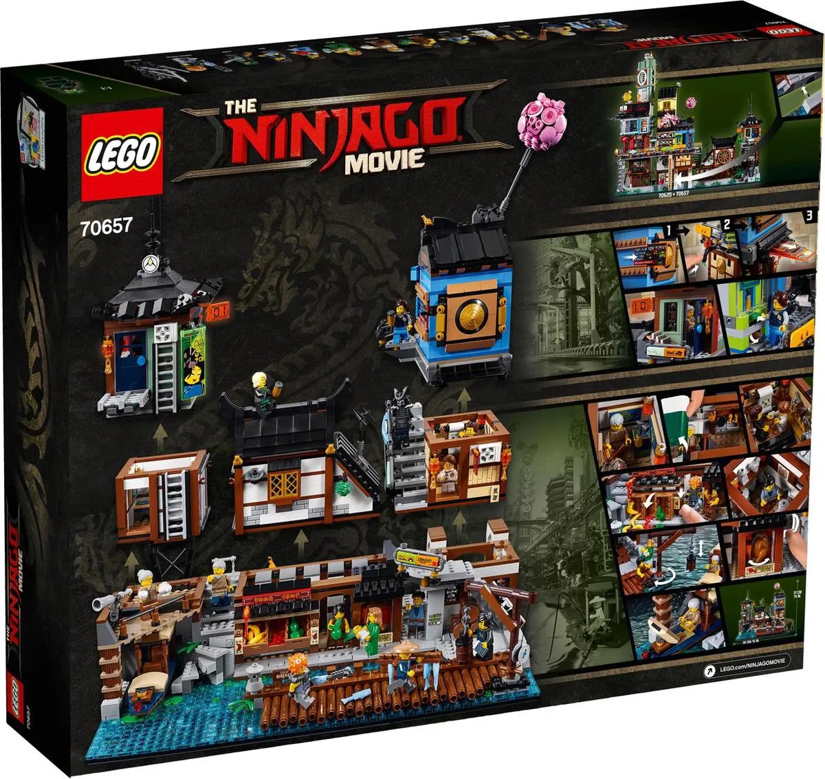 LEGO Ninjago Movie City Haven 70657 - 3553 Stukken - 13 Minifiguren - afbeelding 2 van 6