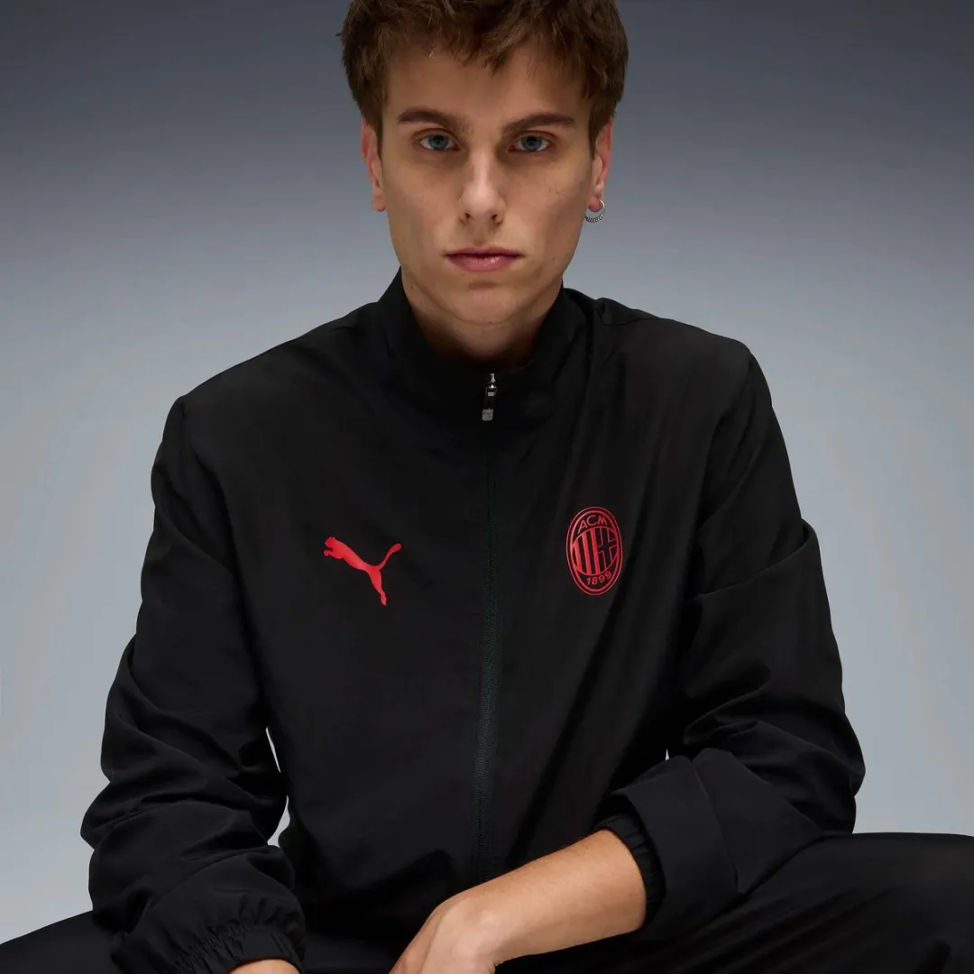 PUMA ACM Ftbless Geweven Fansuit Sweatshirt - Zwart
