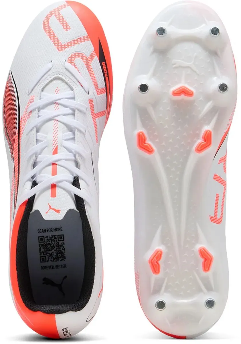 PUMA Ultra 5 Play Mxsg Voetbalschoenen 43 - Wit