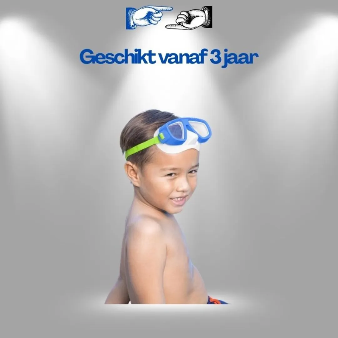 Bestway Zwemmasker 22011 - Blauw - UV-bescherming
