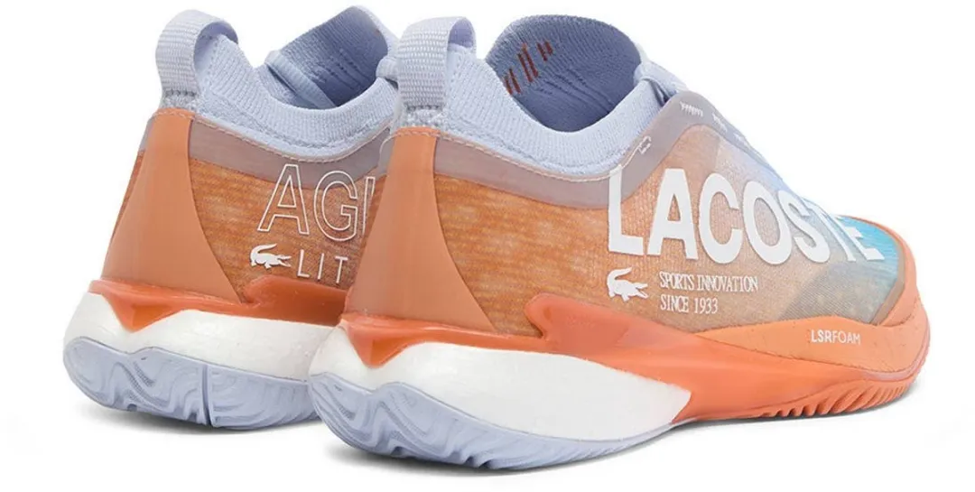 Lacoste Ag-Lt Lite Clay Court Schoenen - Light Blue/Orange