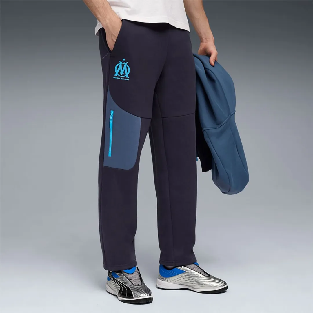 PUMA Olympique Marseille Tech Trainingsbroek M - Zwart