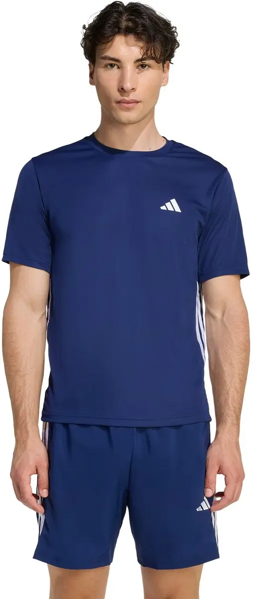adidas Performance Base 3-Stripes T-Shirt S - Blauw