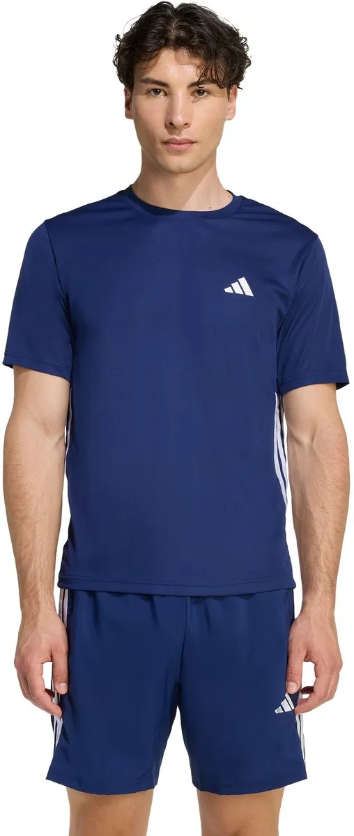 adidas Performance Base 3-Stripes T-Shirt S - Blauw