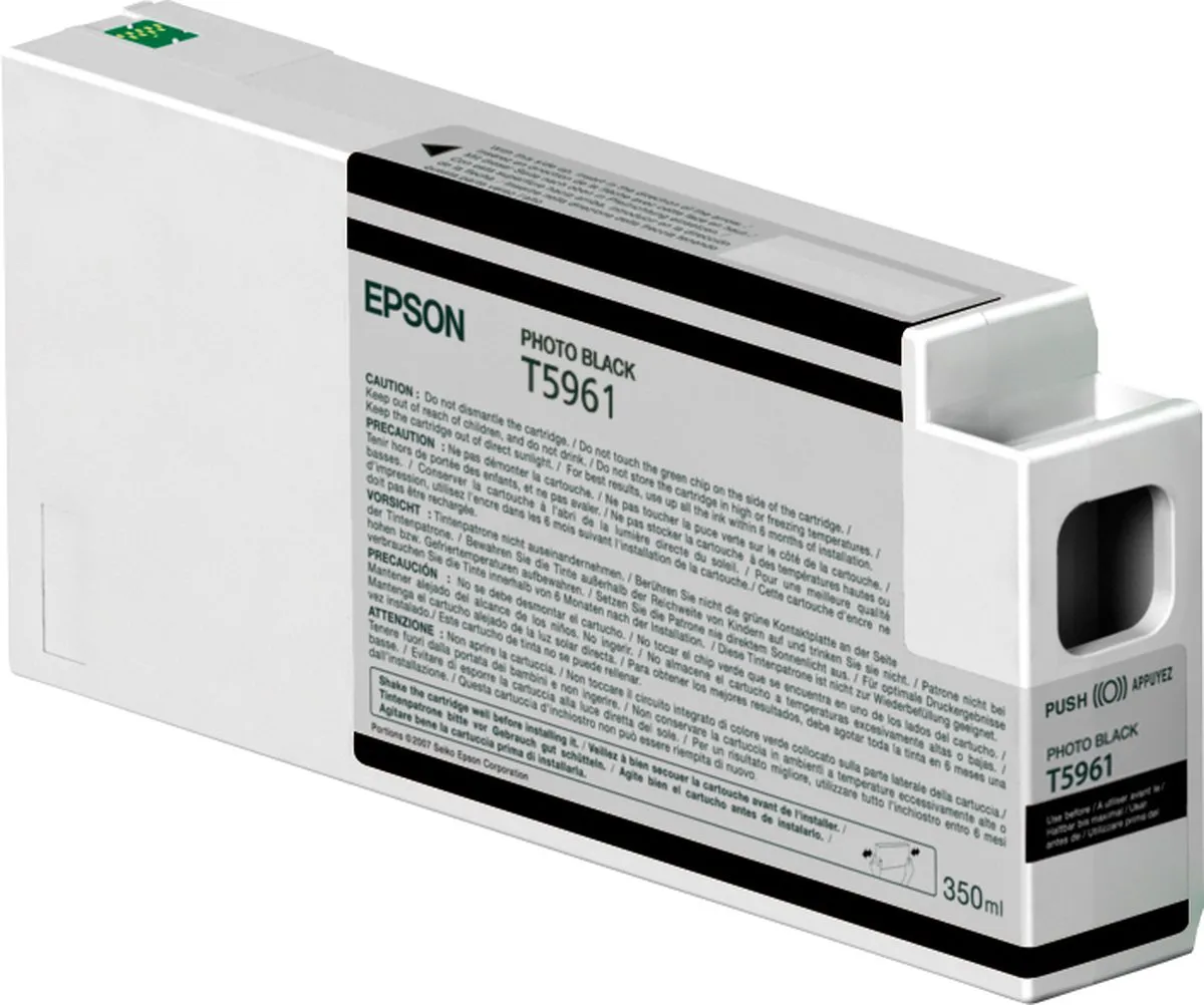 Epson T5961 Inktcartridge Foto Zwart 350ml