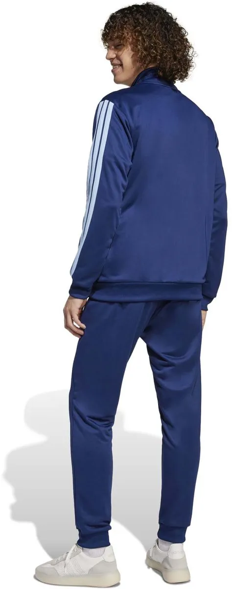 Adidas Sport M 3S Ft Tt Ts Trainingspak - Blauw L
