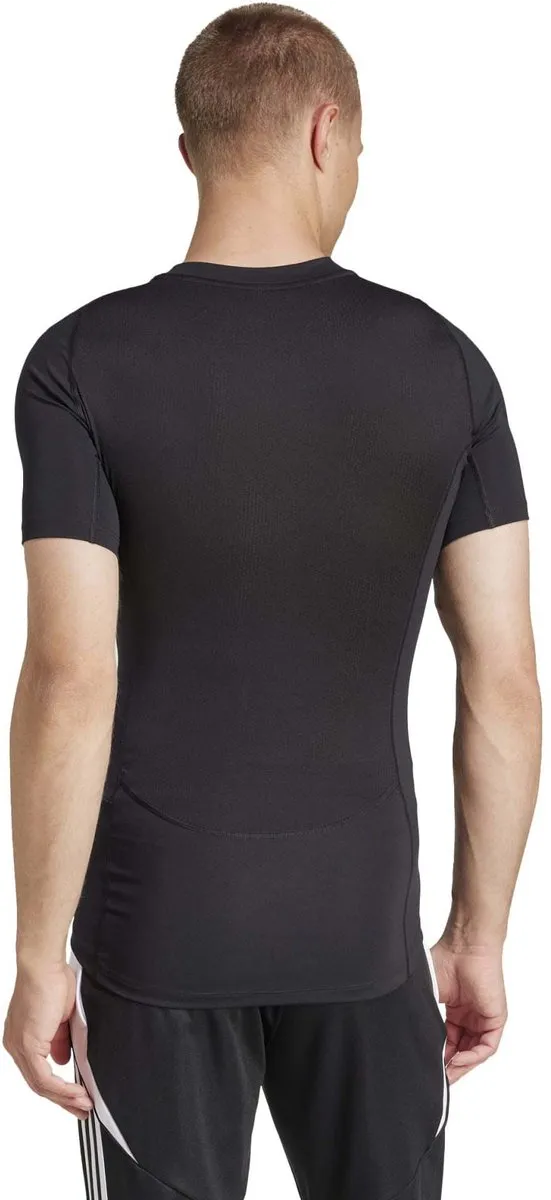 Adidas TechFit Compressie Shirt Heren M - Zwart
