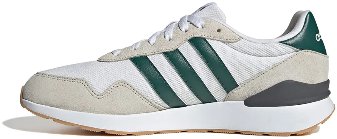 Adidas Run 60s 4.0 Schoenen - EU 44 2/3 - Wit/Groen/Grijs