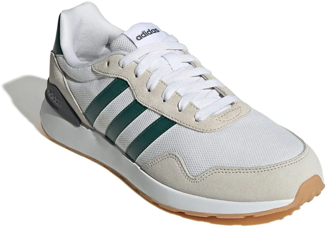 Adidas Run 60s 4.0 Schoenen - EU 44 2/3 - Wit/Groen/Grijs