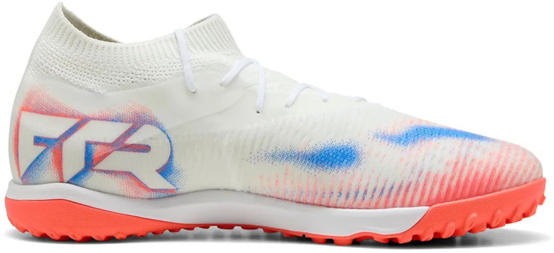 PUMA Future 8 Match TF Voetbalschoenen - 43 - Wit/Zwart/Rood