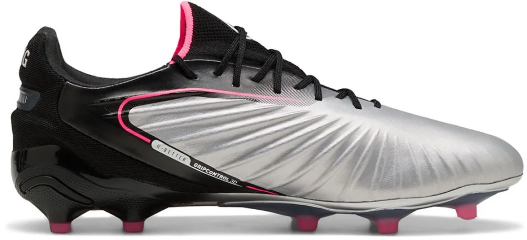 PUMA King Ultimate FG/AG Voetbalschoenen - Zilver - EU 41