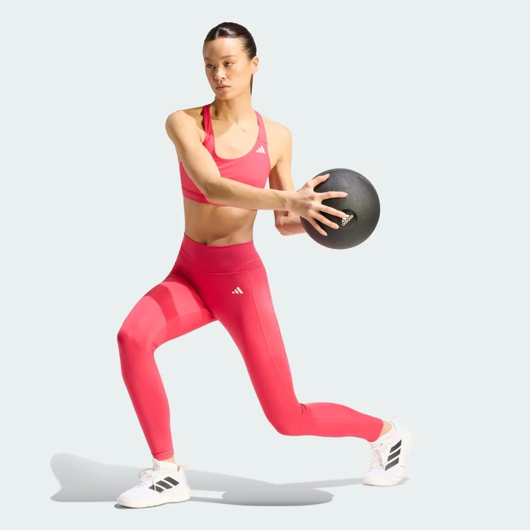 Adidas Performance Optimé Essentials Lange Legging KT3812 - Roze - afbeelding 6 van 6