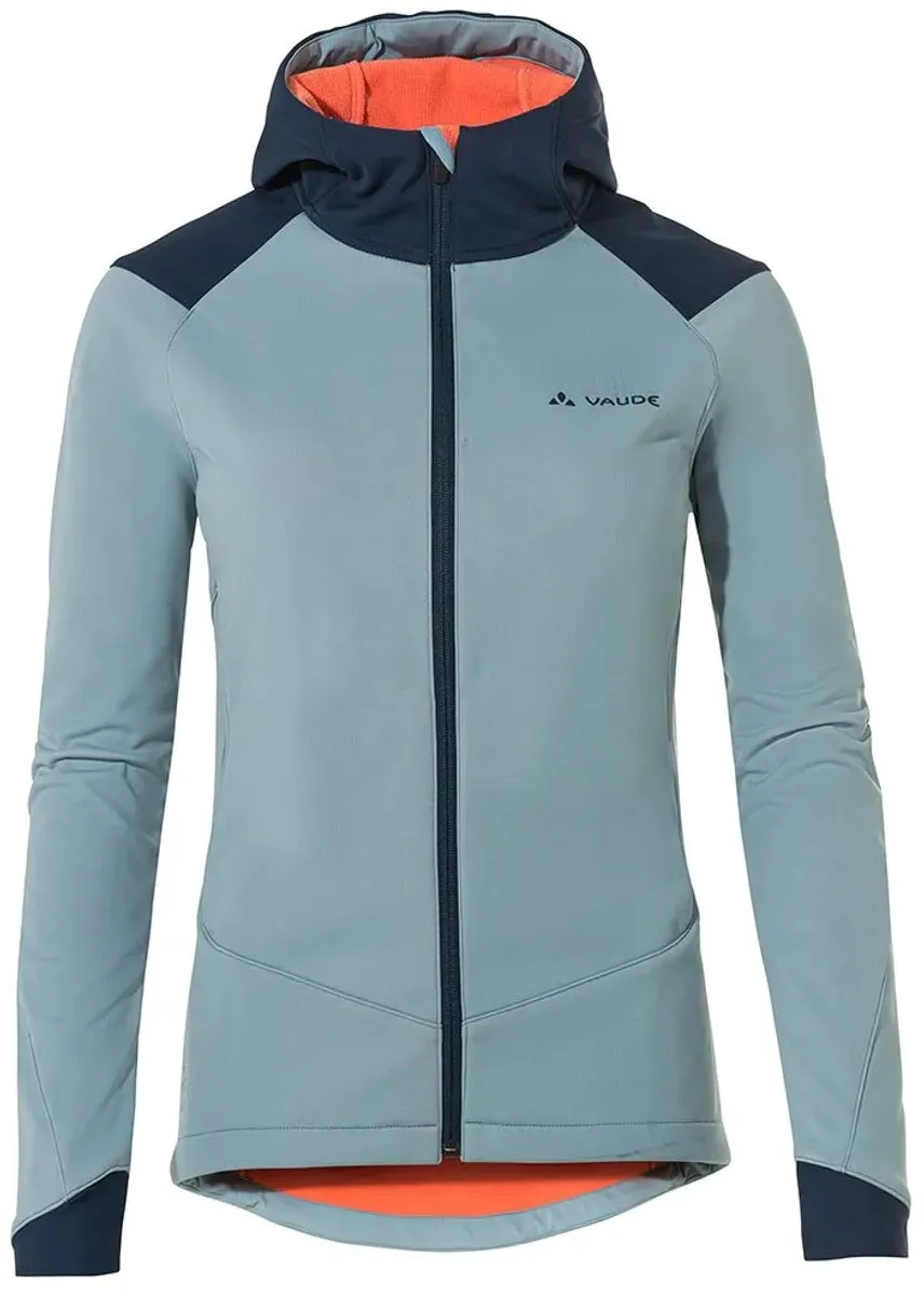Vaude Qimsa Softshell Jas - Cloudy Blue - Maat 44