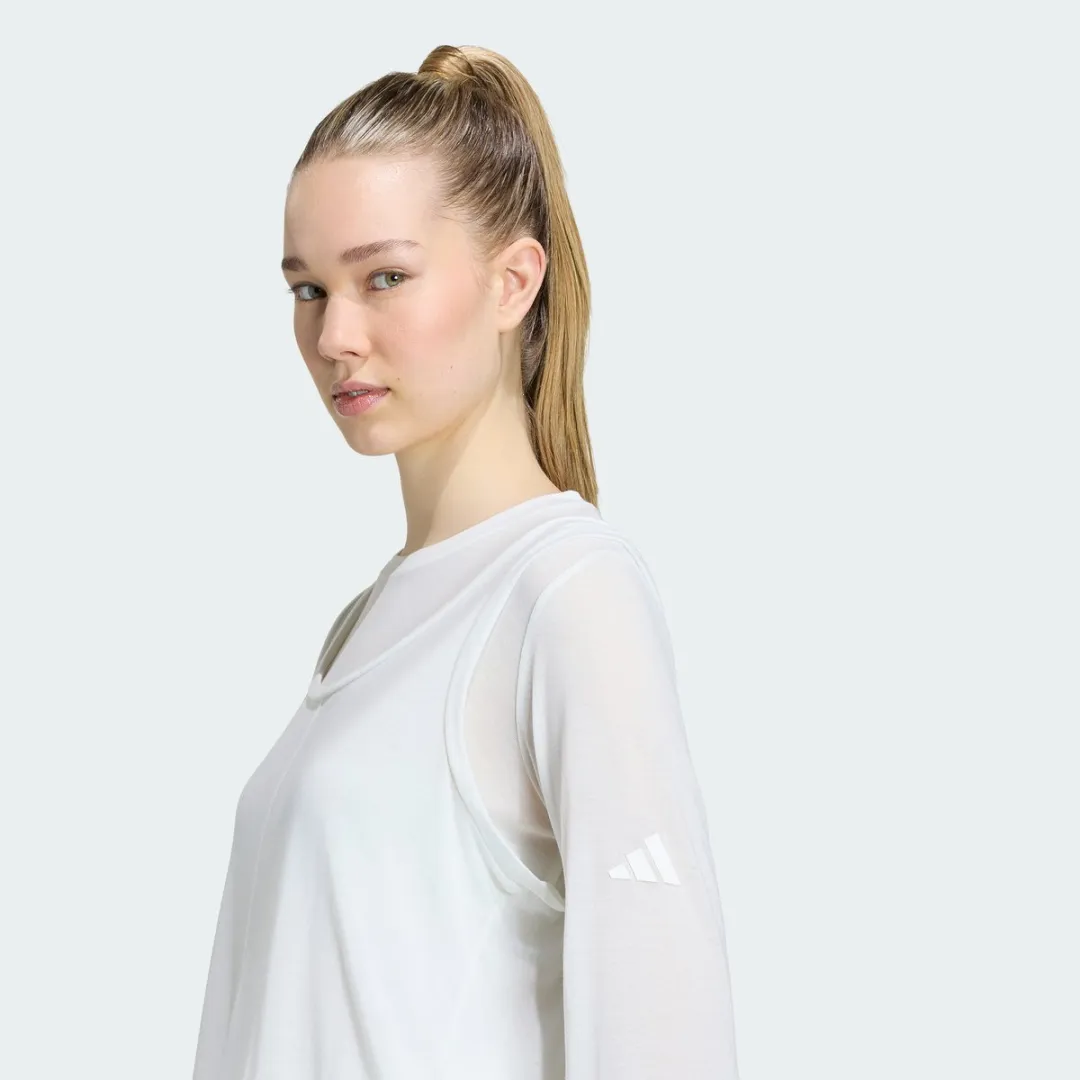 Adidas Sportswear Soft Lux Sheer Longsleeve KT0423 - XXL
