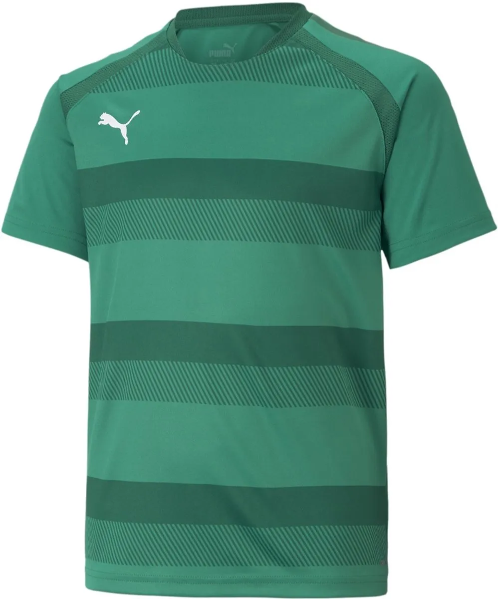 PUMA Teamvision Shirt Korte Mouw Kinderen 140 - Groen