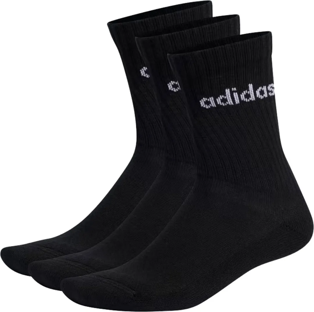 adidas Sokken Regular 40-42 - 3 Stuks - Zwart/Wit
