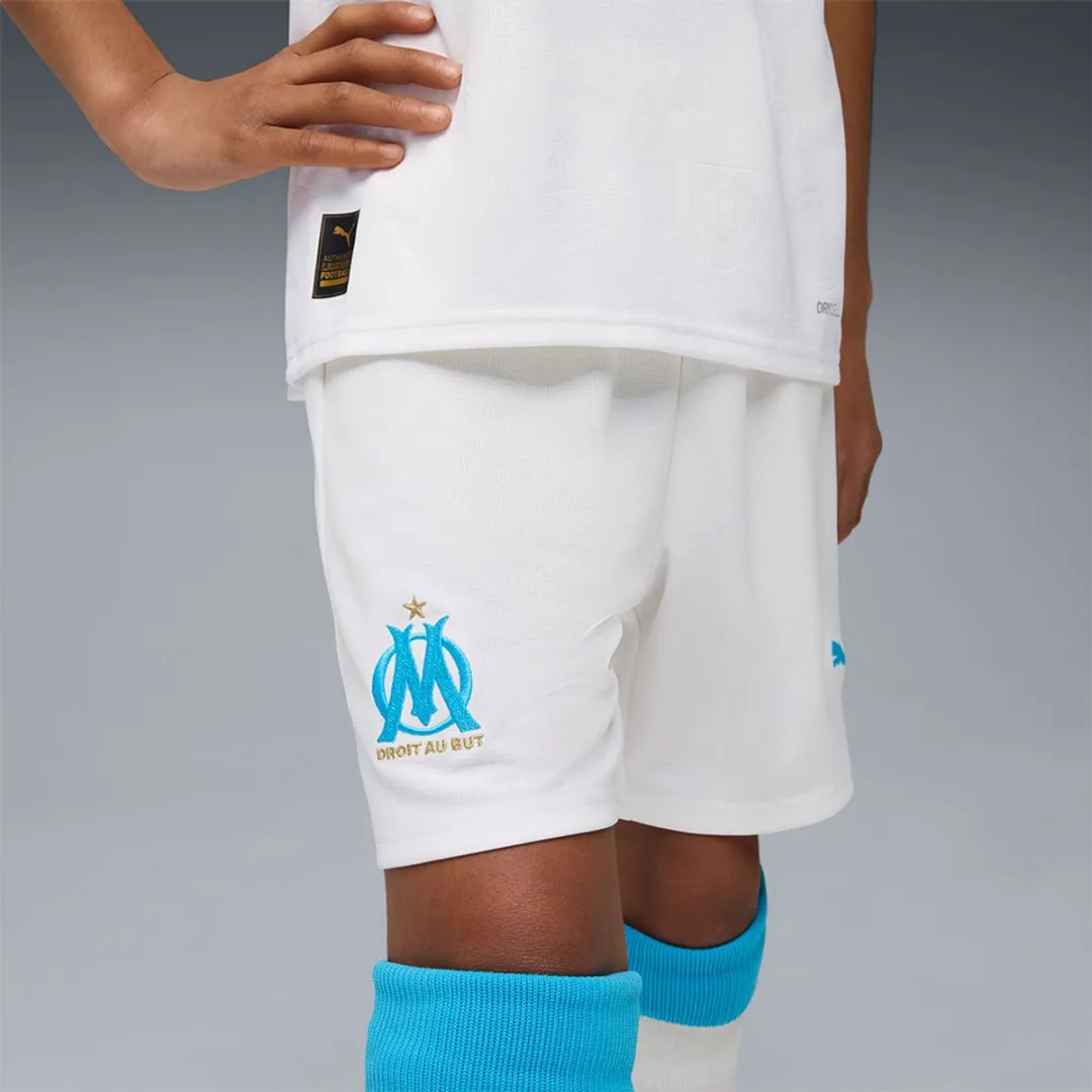 PUMA Olympique Marseille 25/26 Replica Korte Broek - 128 Wit