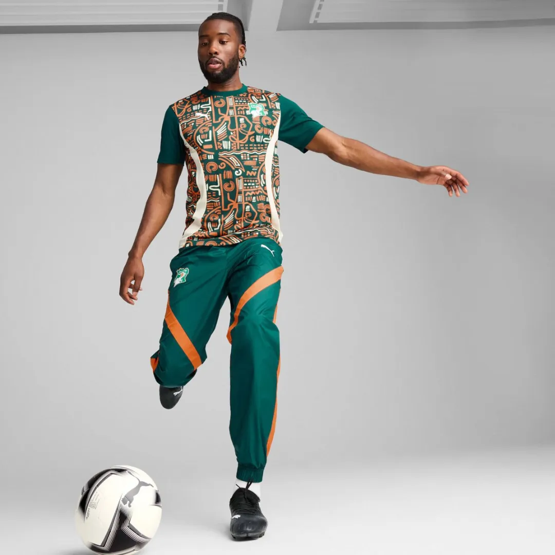 PUMA Prematch Shirt Côte d'Ivoire CAN 2025 - S - Groen