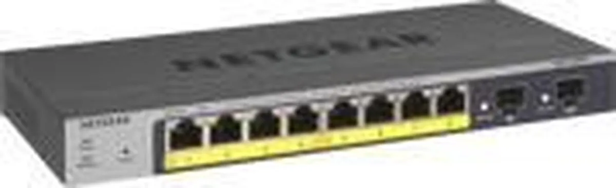 Netgear GS110TP Smart Managed PoE Switch 8x 1Gbps - 2x SFP - 46W