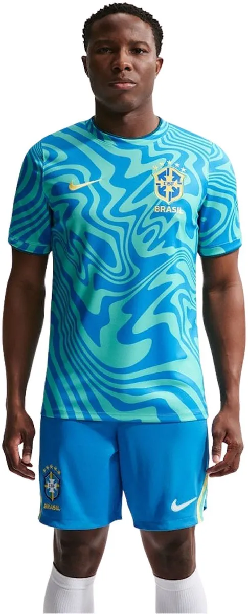 Nike Brazilië WK2026 Training Shirt Heren XL - Blauw/Geel