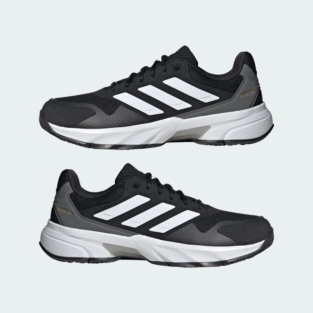 Adidas Performance Courtjam Control 3 Tennis Schoenen - Zwart