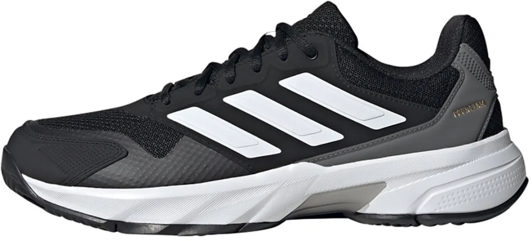 Adidas Performance Courtjam Control 3 Tennis Schoenen - Zwart