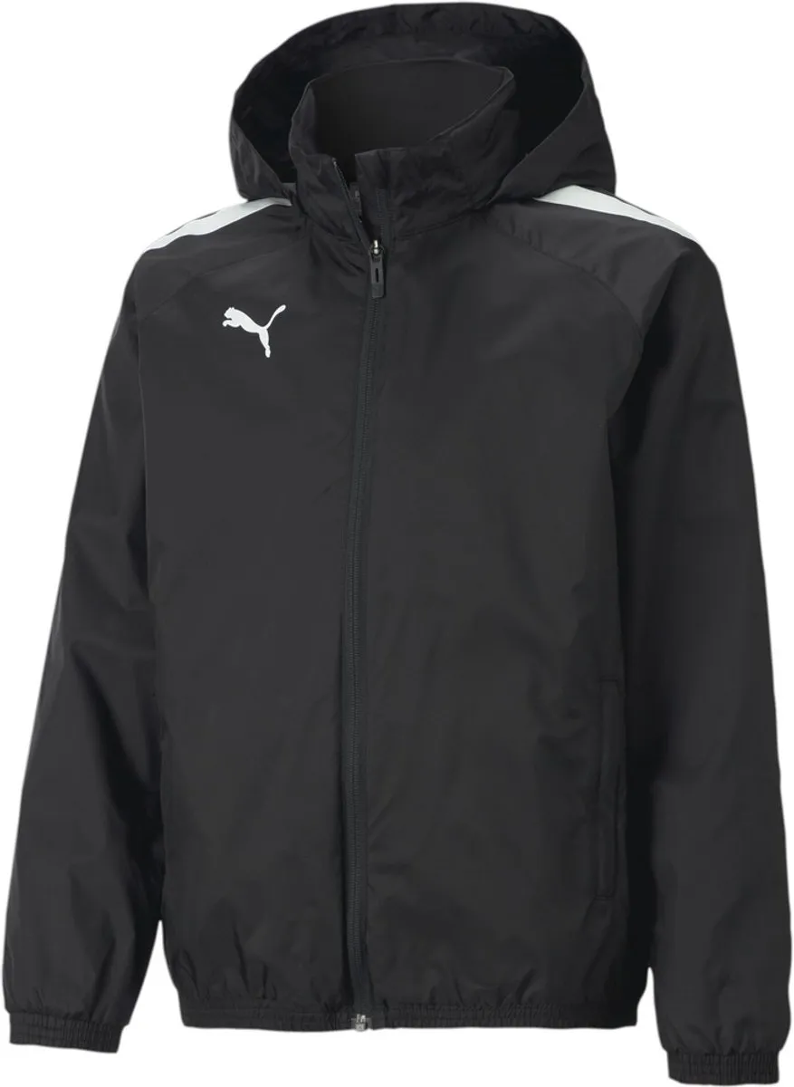 PUMA Teamliga All Weather Jack Kinderen 164 - Zwart